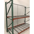 Beastwire By Spaceguard Pallet Rack Safety Back Panel, 120"Wx60"H W/6" Offset Drop-In Brackets RS1N100605